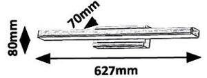 Rabalux 6130 - LED Kopalniška luč za osvetlitev ogledala JOHN LED/18W/230V IP44