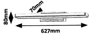 Rabalux 6129 - LED Kopalniška luč za osvetlitev ogledala JOHN LED/18W/230V IP44