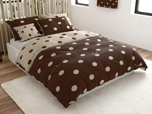Bombažna posteljnina CROWN BLEND kremno-rjava Dimenzije posteljnine: 70 x 90 cm | 140 x 200 cm