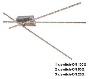 Briloner 3253-032 - LED Zatemnitvena stropna svetilka TEMPALTE 3xLED/11W/230V