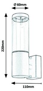 Rabalux - Zunanja stenska svetilka 1xGU10/7W/230V IP44