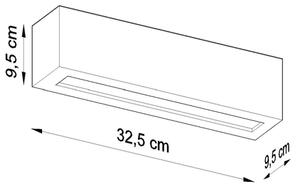 Stenska svetilka VEGA 1xE27/60W/230V črna