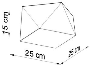 Stropna svetilka HEXA 1xE27/60W/230V bela