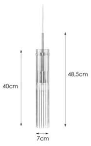 Markslöjd 108112 - Lestenec na vrvici TUBO 1xE14/40W/230V