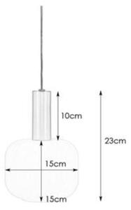 Markslöjd 108122 - Lestenec na vrvici SOBER 1xE14/40W/230V mat krom