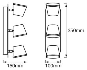 Ledvance - LED Kopalniški reflektor SPOT 3xLED/7W/230V IP44 3000/4000K