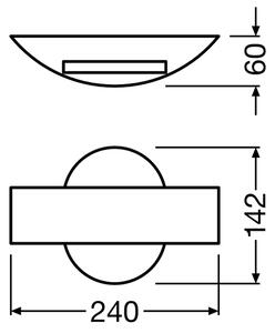 Ledvance - LED Zunanja stenska svetilka SHIELD LED/11W/230V IP44