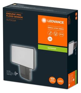 Ledvance - LED Zunanji stenski reflektor s senzorjem FLOOD LED/27W/230V IP55