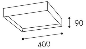 LED2 - LED Stropna svetilka MILO LED/30W/230V bela 3000/4000K