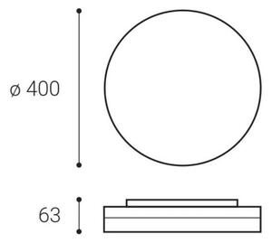 LED2 - LED Stropna svetilka ROUND II LED/30W/230V IP54 3000/4000/5700K