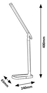 Rabalux - LED Zatemnitvena namizna svetilka na dotik LED/7W/230V črna