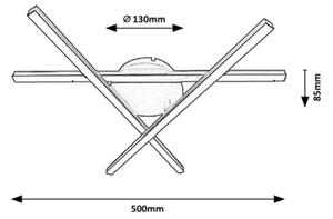 Rabalux - LED Stropna svetilka 3xLED/25W/230V