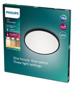 Philips - LED Zatemnitvena stropna svetilka SUPERSLIM SCENE SWITCH LED/22W/230V