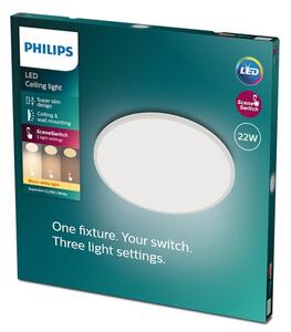 Philips - LED Zatemnitvena stropna svetilka SUPERSLIM SCENE SWITCH LED/22W/230V