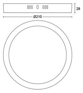 Philips - LED Stropna svetilka MAGNEOS LED/12W/230V 4000K bela