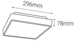 LED2 - LED Zunanja svetilka s senzorjem SOLO LED/16W/230V 3000/4000/6500K IP65