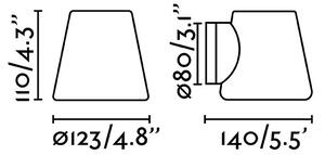 FARO 63510 - Kopalniška stenska svetilka BIANCA 1xG9/6W/230V IP44