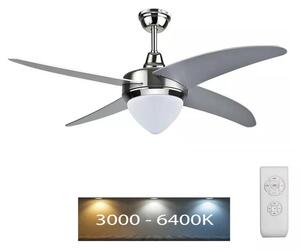 LED Stropni ventilator LED/15W/230V 3000K/4000K/6400K + Daljinski upravljalnik