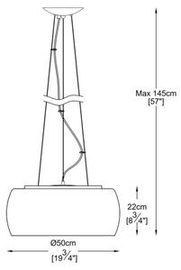 Zuma Line P0076-06X-F4FZ - Kristalni lestenec na vrvici CRYSTAL 6xG9/42W/230V