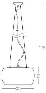 Zuma Line P0076-05L-F4FZ - Kristalni lestenec na vrvici CRYSTAL 5xG9/42W/230V