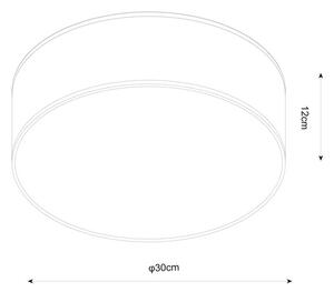 Zuma Line CL12029-D30-WH - Stropna svetilka CLARA 2xE27/40W/230V bela