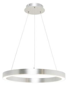 Zuma Line PL200910-600-SL-LED Lestenec na vrvici CARLO LED/40W/230V pr. 60cm srebrn