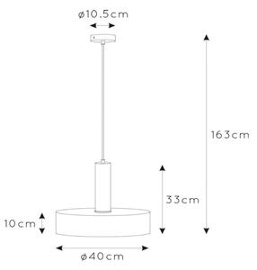 Lucide 30472/40/02 - Lestenec na vrvici GIADA 1xE27/60W/230V