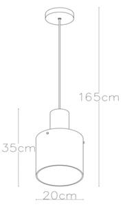 Lucide 74405/01/62 - Lestenec na vrvici TOLEDO 1xE27/40W/230V