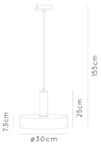 Lucide 30472/30/02 - Lestenec na vrvici GIADA 1xE27/60W/230V