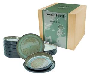Creatable Jedilni Servis Nordic Fjord Green, 12-Delni