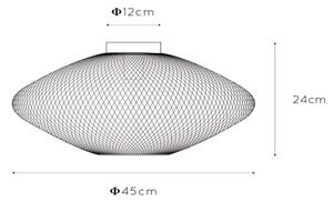 Lucide 21123/45/02 - Stropna svetilka MESH 1xE27/40W/230V bukev