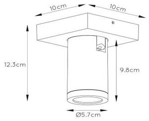 Lucide 09930/05/30 - LED Zatemnitveni reflektor TAYLOR 1xGU10/5W/230V IP44