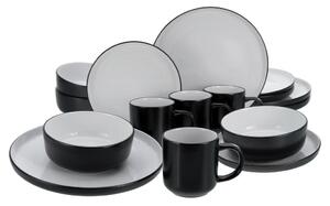 Creatable Kombinirani Servis Nordic Cool Black, 16-Delni