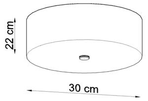 Sollux SL.0759 - Stropna svetilka SKALA 3xE27/60W/230V pr. 30 cm bela