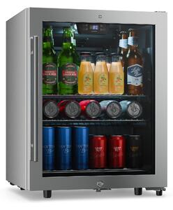 Klarstein LuxeChill hladilnik za pijačo | 64 x 48 cm | LED notranja osvetlitev | Črna