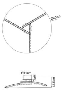 Globo 67169-18IP - LED Kopalniški lestenec JULES 3xLED/6W/230V IP44