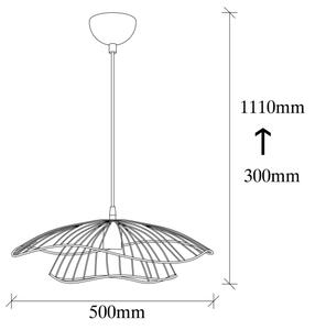 Lestenec na vrvici TEL 1xE27/40W/230V