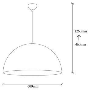 Lestenec na vrvici SIVANI 1xE27/40W/230V