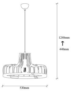 Lestenec na vrvici FELLINI 1xE27/100W/230V