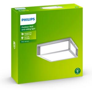 Philips - Zunanja stropna svetilka SKIES 2xE27/14W/230V IP44 siva