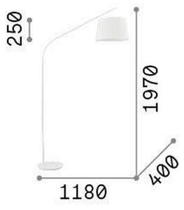 SVETILKA V OBLIKI LOKA 118/40/197 cm