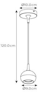 Lucide 09434/01/31 - Lestenec na vrvici FAVORI 1xGU10/5W/230V bel