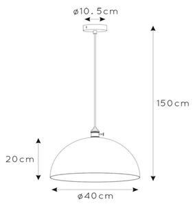 Lucide 30485/40/41 - Lestenec na vrvici MARNE 1xE27/60W/230V bež