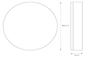 Lucide 28112/30/31- LED Zatemnitvena svetilka CERES 30W/230V IP44 bela