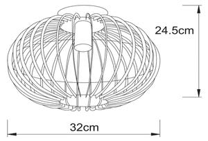 Lucide 78199/01/30 - Lestenec REDA 1xE27/40W/230V