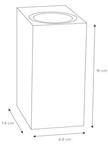 Lucide 69800/02/31 - Zunanja stenska svetilka ZARO 2xGU10/35W/230V IP44 bela