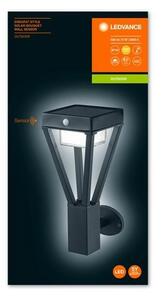 Ledvance - LED Solarna stenska svetilka s senzorjem BOUQUET LED/6W/3,7V IP44