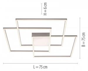 Leuchten Direkt 14713-55 - LED Zatemnitveni lestenec ASMIN LED/45W/230V + Daljinski upravljalnik