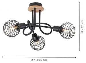 Leuchten Direkt 15923-79 - Nadgradni lestenec EUGEN 3xE14/40W/230V