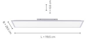 Leuchten Direkt 14757-21- LED Zatemnitvena plošča FLAT LED/36W/230V + Daljinski upravljalnik